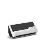 Epson DS-C490 Premium Compact Scanner; Ultra-compact - Smallest footprint, even while in use; Versatile - Scan passports, receipts, invoices, cards and more; Two-in-one - U-turn pass and straight pass give you two scanners in one; Lower environmental impact - Made with up to 30% recycled plastic; Document Capture Pro - Powerful document capture software included; RGB colour dropout, Skip blank page, A3 stitching (without carrier sheet), Punch holes removal, Advanced editing, Automatic de-skew, Auto-rotation, Text enhancement, Edge fill, Unsharp Mask (USM); Warranty 1 Year carry-in - Image 2