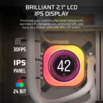 Corsair iCUE LINK TITAN 240 RX LCD Liquid CPU Cooler – RX120 RGB Fans – Fits Intel® LGA 1851/1700; AMD® AM5/AM4. - Image 19