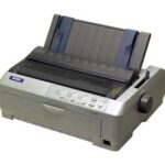 Epson FX-890, Dot Matrix Printers, Impact dot matrix, 80 columns, 18 Needles (2 x 9), Type B interface, Bidirectional parallel, Ethernet interface (100 Base-TX / 10 Base-T) (optional), USB 2.0 Type B, RS-232 (optional), 20.000 Hours, 400 Million Strokes/Wire, 128 kB included, Windows 2000, Windows 7, Windows 8, Windows 98, Windows Vista, Windows XP, Epson Status Monitor, Driver and utilities (CD), Main unit, Power cable, Ribbon, Setup guide, Software (CD), User manual (CD), Warranty document, 12 months Carry in