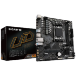 GIGABYTE A620M H - AMD A620 Chipset: Socket AM5, Supports 7000 series AMD Ryzen™ Processors Memory : 2x Dual Channel DDR5 DIMM Slots (128GB Max / 6400MHz Supported Expansion Slots : 1x PCI-Express 4.0 (x16 Speed), 1x PCI-Express 3.0 (x1 Speed) Storage and USB : 4x SATA 3 (6 Gb/s), 1x M.2 Socket 3 Connector, 4 x USB 3.2 Gen 1 (2x Back, 2x Cable), 8x USB 2.0 (4x Back, 4xCable) Misc. : 7.1 Channel High Definition Audio, 1x Realtek® GbE LAN chip (1 Gbps/100 Mbps/10 Mbps) Rear IO Panel Display Ports Available: 1x DP, 1x HDMI - Image 4