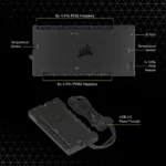 Corsair iCUE Commander CORE XT - Digital Fan Speed and RGB Lighting Controller. 6x Fan; 6x RGB - Image 2