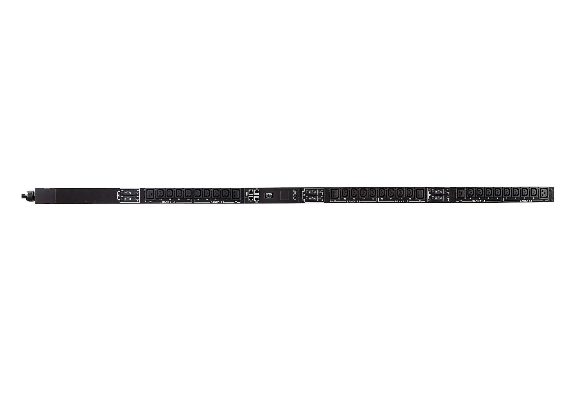 30A/32A 30-Outlet 3-Phase Switched eco PDU
