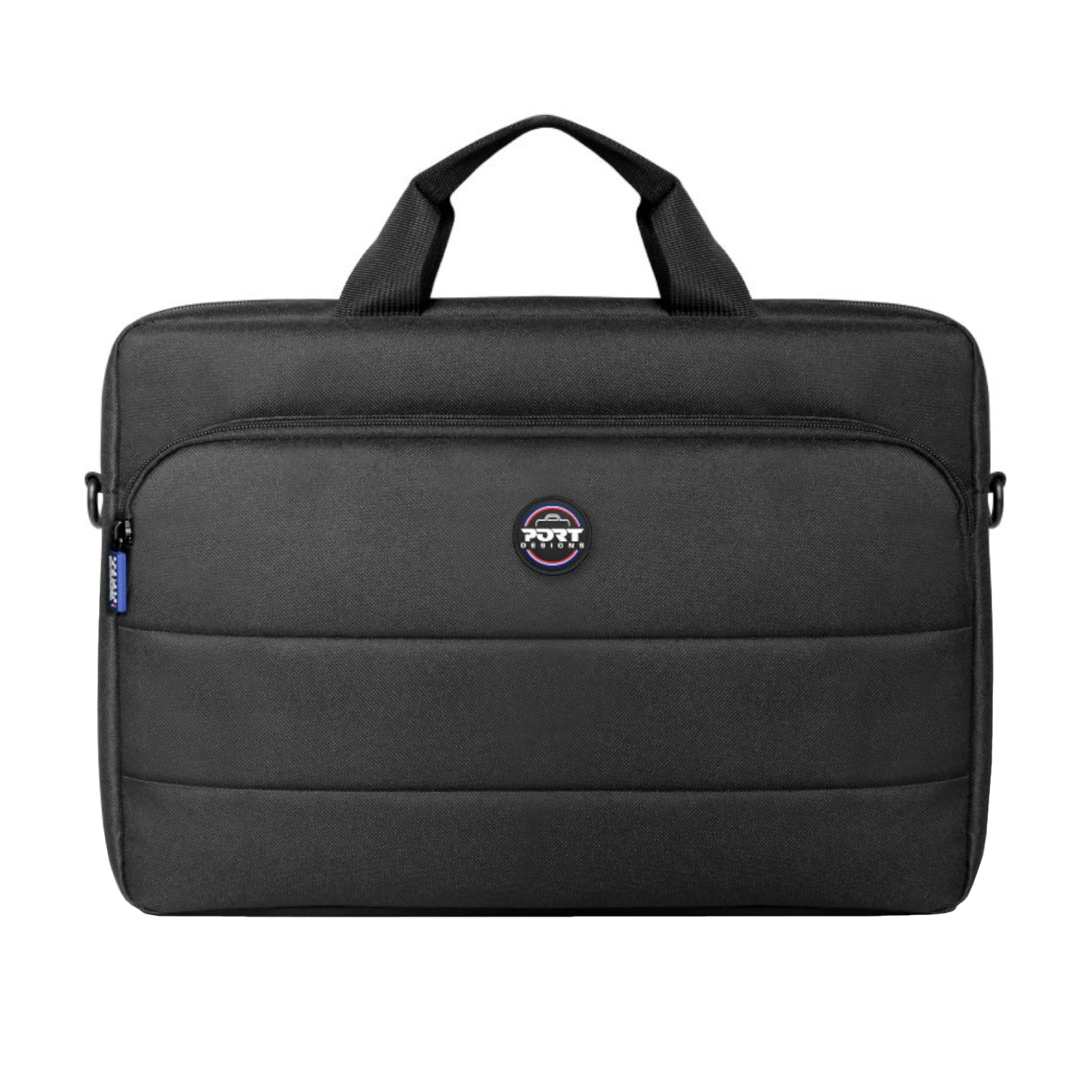 105352_Port-Designs-Portland-II-Eco-14-16-inch-Essential-Top-Loading-Laptop-Bag-–-Grey_wr_01 Port Designs Portland II Eco 15.6/16" Toploader - Image 1