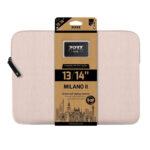 Port MILANO II ECO SLEEVE 13/14" - PLUSH PINK