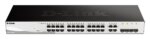 D-Link 28-Port Gigabit Smart Managed Switch; 24 port 10/100/1000Base-T ports + 4 SFP ports - Image 4