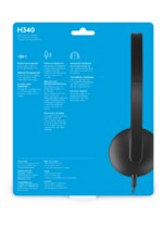 Logitech H340 Black Computer Stereo USB Headset - Image 6