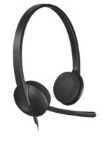 Logitech H340 Black Computer Stereo USB Headset - Image 13