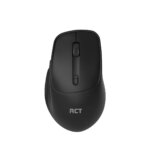 RCT Dual-Mode Silent Wireless Mouse | 2.4GHz + Bluetooth 5.2/3.0 | 800-1600 DPI | 6-Button | USB Nano Receiver | Black - Image 2