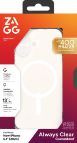 ZAGG Cases Crystal Palace Snap Apple iP16 Clear