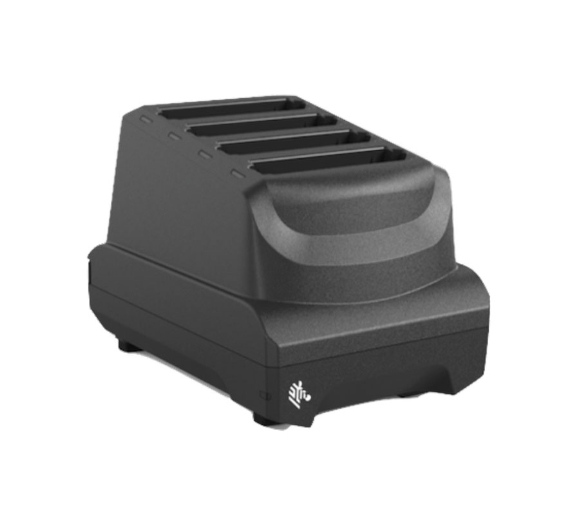 Zebra TC53/TC58/TC73/TC78 4-slot battery charger kit; charges four spare batteries. Includes power supply. Country specific AC L Zebra TC53/TC58/TC73/TC78 4-slot battery charger kit; charges four spare batteries. Includes power supply. Country specific AC L - Image 1