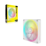 Corsair iCUE LINK LX140 RGB 120mm PWM Fan - Dual Light Loops – Requires iCUE LINK System Hub (Sold Separately) - White