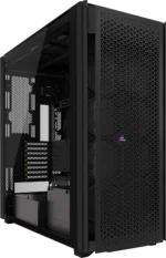 CORSAIR 9000D RGB AIRFLOW Super Full-Tower PC Case 2x 3.5" HDDs and up to 6x 2.5" SSD Fan layout: Front: 8x 120mm, 3x 140mm, 2x 200mm, Top: 8x 120mm, 3x 140mm, 2x 200mm, Rear: 2x 120mm, 1x 140mm, Side: 3x 120mm (No fans Incl) (2x) USB 3.2 Gen 2 Type C, (4x) USB 3.2 Gen 1 Type A, (1x) Audio in/out Mini-ITX, Micro-ATX, ATX, E-ATX, SSI-EE Colour: Black - Image 7