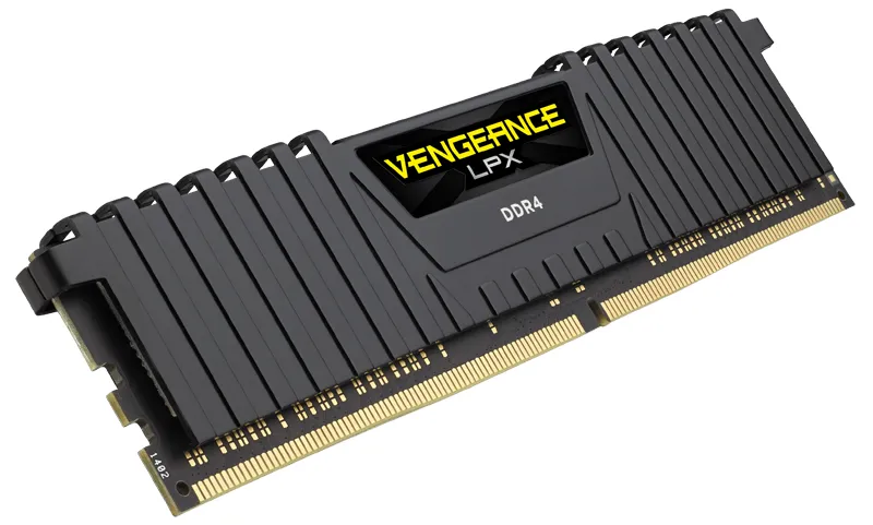 29380364_2044 Corsair VENGEANCE® LPX 8GB (1 x 8GB) DDR4 DRAM 2666MHz C16 Memory Kit; 16-18-18-35; 1.2V; Black - Image 1