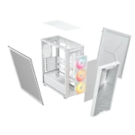 CORSAIR 3200D RS ARGB Mid-Tower PC Case, White - Image 4