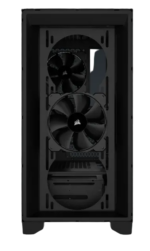 Corsair 3000D AIRFLOW Mid-Tower PC Case 2x 2.5" Drive Bays, 2x 3.5" Drive Bays Fan layout: Front 3x 120mm/2x 140mm, Top 3x 120mm/2x 140mm, Rear 1x 120mm - 2x AF120 Elite fans included 2x USB 3.0 Colour: Black Mini-ITX, Micro-ATX, ATX - Image 4