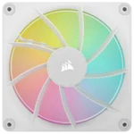 Corsair iCUE LINK LX140 RGB 120mm PWM Fan - Dual Light Loops – Requires iCUE LINK System Hub (Sold Separately) - White - Image 5