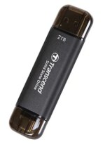 TRANSCEND 2 TB ESD310C USB3.2 TYPE A & C (USB 10Gbps) OTG COMPACT PORTABLE SSD - Read 1050MB/s Write 950 MB/s - Black - Image 5