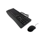 RCT Wired USB Keyboard & Mouse Combo | 104-Key Membrane Keyboard | AI Tool Key | Optical Mouse; 1000-3200 DPI