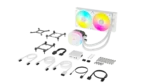 Corsair iCUE LINK TITAN 240 RX RGB Liquid CPU Cooler - White – RX120 RGB Fans – Fits Intel® LGA 1851/1700; AMD® AM5/AM4.