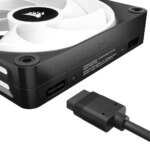 Corsair QX120 120mm iCUE LINK ARGB Case Fan Triple Pack Black - Image 13