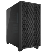 Corsair 3000D AIRFLOW Mid-Tower PC Case 2x 2.5" Drive Bays, 2x 3.5" Drive Bays Fan layout: Front 3x 120mm/2x 140mm, Top 3x 120mm/2x 140mm, Rear 1x 120mm - 2x AF120 Elite fans included 2x USB 3.0 Colour: Black Mini-ITX, Micro-ATX, ATX - Image 28
