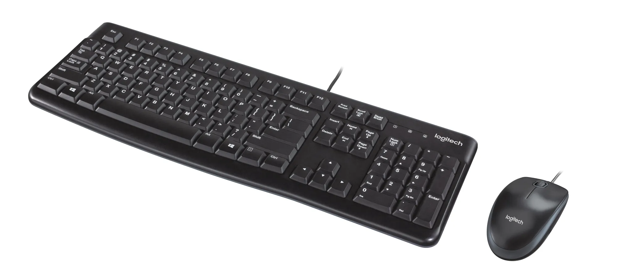 4745395_0855603682 Logitech MK120 Black USB Keyboard & Mouse Combo - Image 1