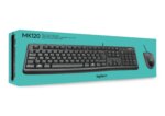 Logitech MK120 Black USB Keyboard & Mouse Combo - Image 3