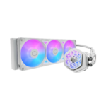 Cooler Master ML 360 Atmos II VRM Fan;; supports Intel: LGA 1851; 1700; 1200; 1150; 1151; 1155; 1156; AMD: AM5; AM4 White - Image 2