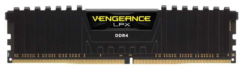 Corsair VENGEANCE® LPX 8GB (1 x 8GB) DDR4 DRAM 3000MHz C16 Memory Module16-20-20-38; 1.2V; Black