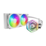 Cooler Master MasterLiquid 240 ATMOS White AIO Liquid Cooler White;Intel® LGA 1851 /1700 /1200 /1151 /1150 /1155 / 1156 AM4; AM5