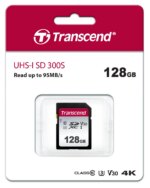 TRANSCEND 300S 128GB UHS-1 CLASS 10 U1 V10 SDXC CARD - 3D NAND - Image 3