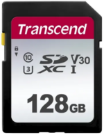 TRANSCEND 300S 128GB UHS-1 CLASS 10 U1 V10 SDXC CARD - 3D NAND - Image 2