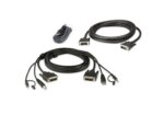 ATEN 1.8M USB DVI-D Dual Link Dual Display Secure KVM Cable Kit - Image 2
