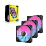 Corsair RX120 120mm iCUE LINK ARGB Case Fan Triple Pack Black - Image 11