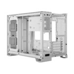 Corsair 2500D AIRFLOW Micro ATX Dual Chamber PC Case 2x 2.5" Drive Bays, 2x 3.5" Drive Bays Fan layout: Front 2x 120mm, 2x 140mm, Top 3x 120mm/2x 140mm, Side 2x 120mm, Rear 1x 120mm, Bottom 3x 120mm; 2x 140mm 2x USB 3.2 Gen1 Type-A, 1x USB 3.2 Gen2 Type-C Colour: White Mini-ITX, Micro-ATX - Image 17