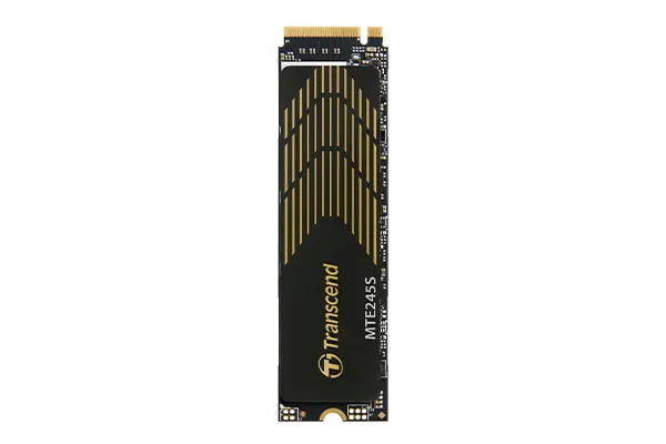 TRANSCEND 500GB MTE245S PCI-E GEN 4X4 M.2 NVMe 2280 SSD 3D TLC - 4800 MB/s Read 4000 MB/s Write - 300 TBW