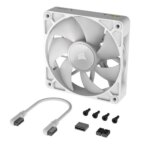 Corsair RX120 120mm iCUE LINK ARGB Case Fan Single Pack White - Image 18