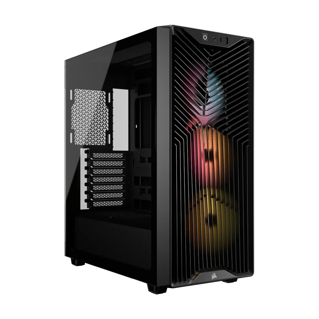 CORSAIR 3200D RS ARGB Mid-Tower PC Case, Black