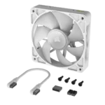 Corsair RX120 120mm iCUE LINK ARGB Case Fan Single Pack White - Image 2