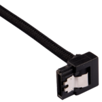 Corsair Premium Sleeved SATA Data Cable Set with 90° Connectors; Black; 60cm