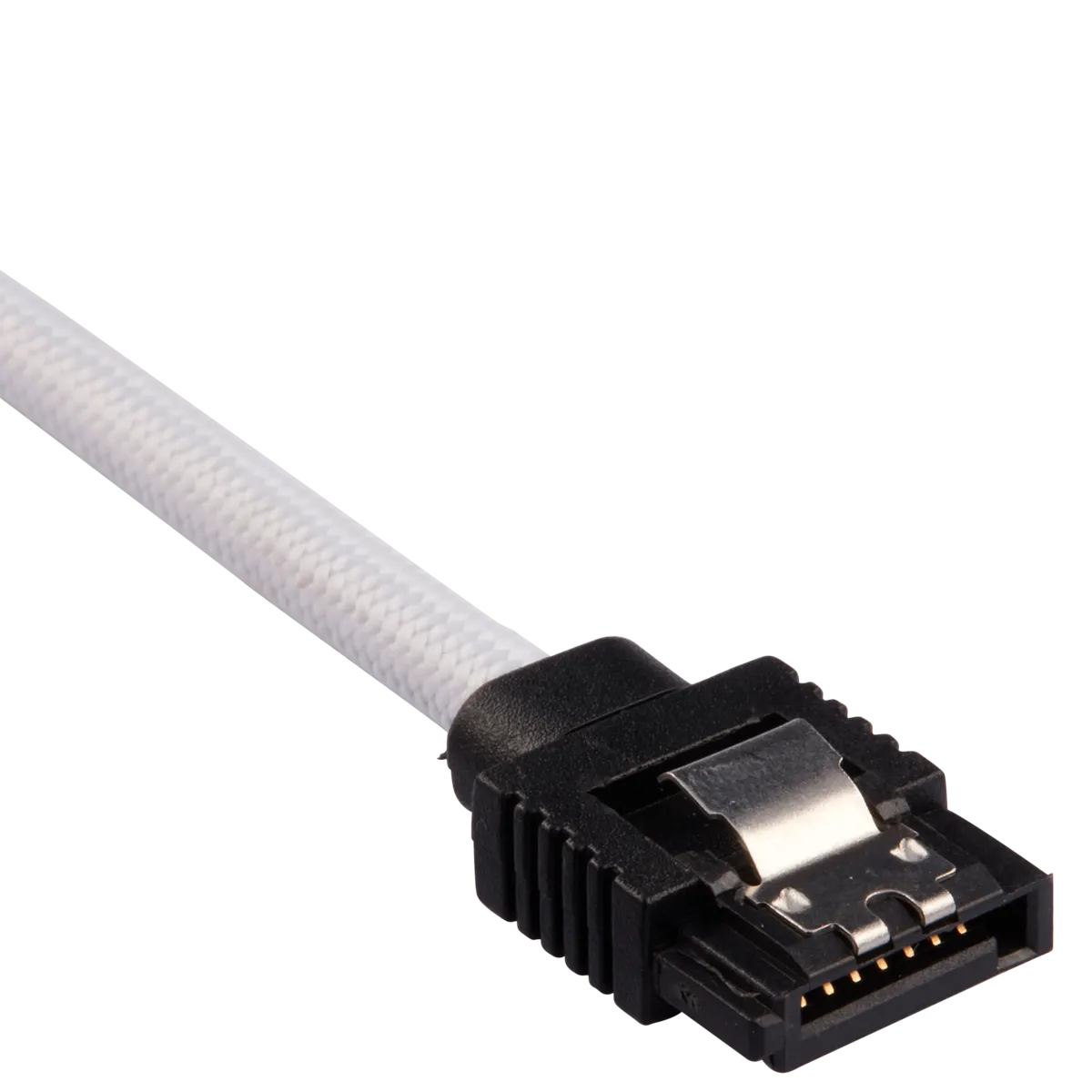 Corsair Premium Sleeved SATA Data Cable Set with Straight Connectors; White; 60cm