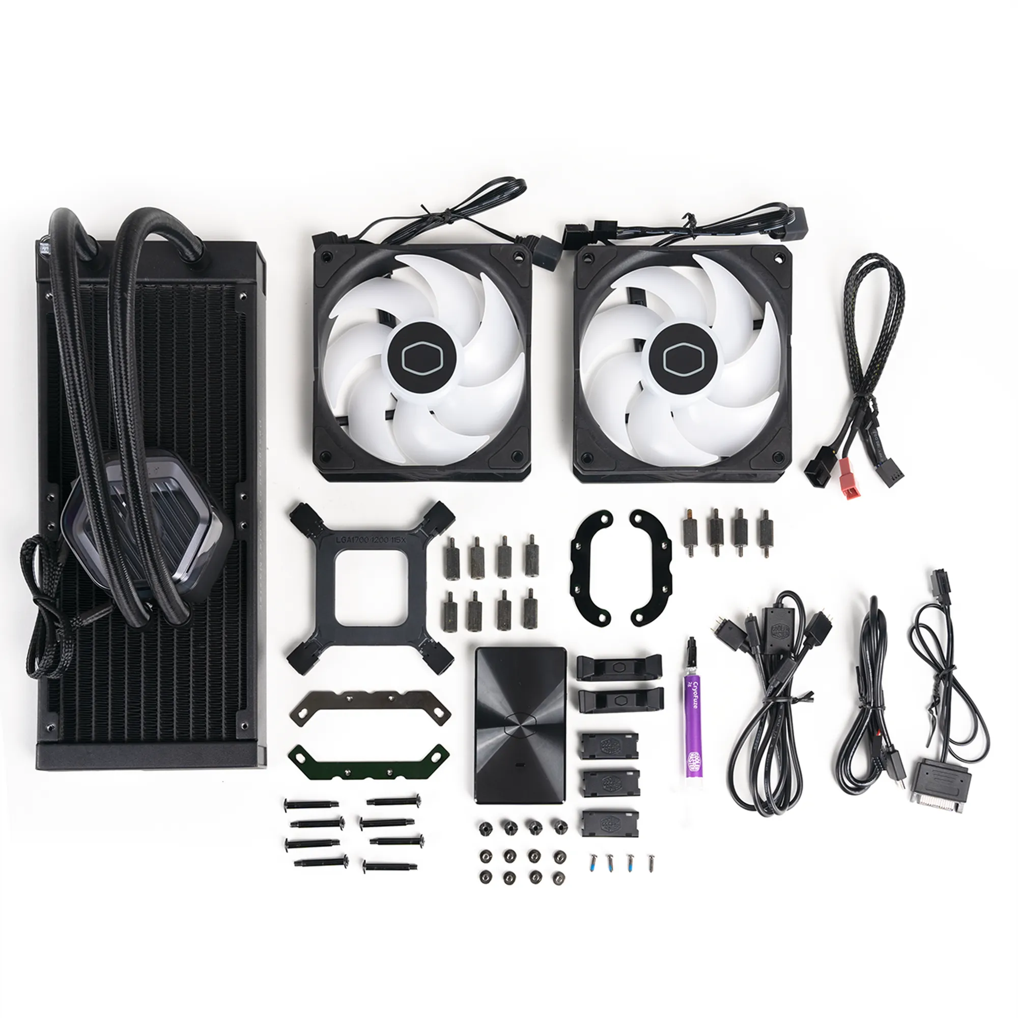 Cooler Master MasterLiquid 240 Atmos Black;Intel® LGA 1851 / 1700 / 1200 / 1151 / 1150 / 1155 / 1156 and AMD® AM5 / AM4 socket