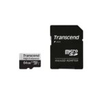 TRANSCEND 350V 64GB HIGH ENDURANCE MICRO SD UHS-I U1 CLASS10 - READ 100 MB/S - WRITE 45MB/S - WITH SD ADPTOR - Image 3
