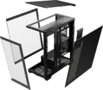 Corsair 3500X Tempered Glass Mid-Tower PC Case 2x 2.5" Drive Bays, 2x 3.5" Drive Bays Fan layout: Top 3x 120mm/2x 140mm, Rear 1x 120mm/140mm, Side 3x 120mm, 2x 140mm, Bottom 3x 120mm; 1x 140mm 2x USB 3.2 Gen1 Type-A, 1x USB 3.2 Gen2 Type-C Colour: Black Mini-ITX, Micro-ATX, ATX, EATX - Image 9