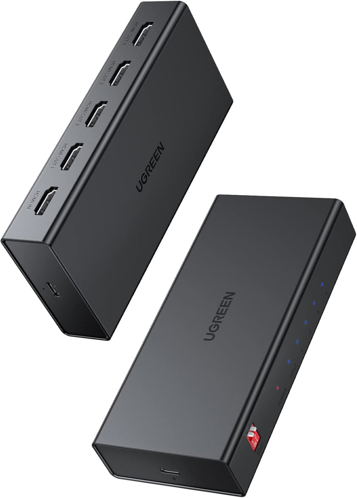 6941876229734_CM620-40202_01 UGREEN HDMI 2.0 1 in 4 Out Splitter - Image 1