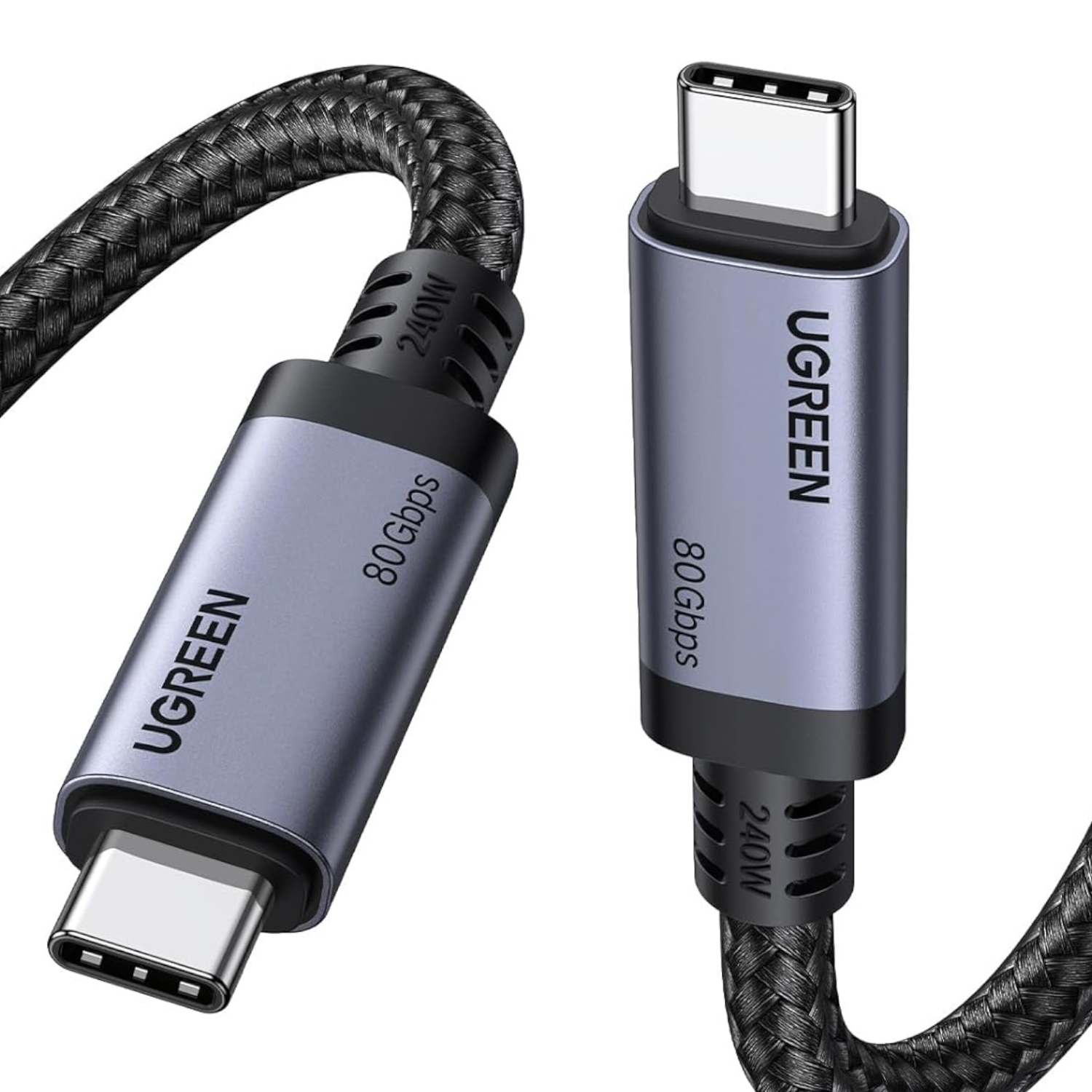 6941876263837_L706-65383 UGREEN USB4 Gen4 240W USB-C to USB-C Cable - Image 1
