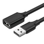 UGREEN USB 2.0 A Male to A Female Cable 2m (Black) - Image 2