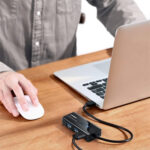 UGREEN USB-A Male To Ethernet Aadptor + 3 Ports USB HUB - Image 2