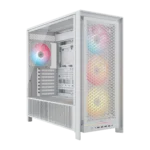 FRAME 5000D RS ARGB Mid-Tower PC Case 2x 2.5" , 1x 3.5" Drive Bays Fan layout: Front: 3x120mm (Incl)/3x 140mm/2x 200mmRadiator tray 3x 120mm/2x 140mm, Rear 1x 120mm (Incl)/1x140mm, Bottom: 3x 120mm/1x140mm, Top 3x120mm/2x140mm (1x) USB 3.2 Gen 2 Type-C, (4x) USB 3.2 Gen 1 Type-A, (1x) Audio in/out Mini-ITX, Micro-ATX, ATX, E-ATX Colour: White - Image 3