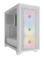Corsair 3000D RGB AIRFLOW Mid-Tower PC Case 2x 2.5" Drive Bays, 2x 3.5" Drive Bays Fan layout: Front 3x 120mm/2x 140mm, Top 3x 120mm/2x 140mm, Rear 1x 120mm - 3x AR120 RGB Included 2x USB 3.0 Colour: White Mini-ITX, Micro-ATX, ATX - Image 17